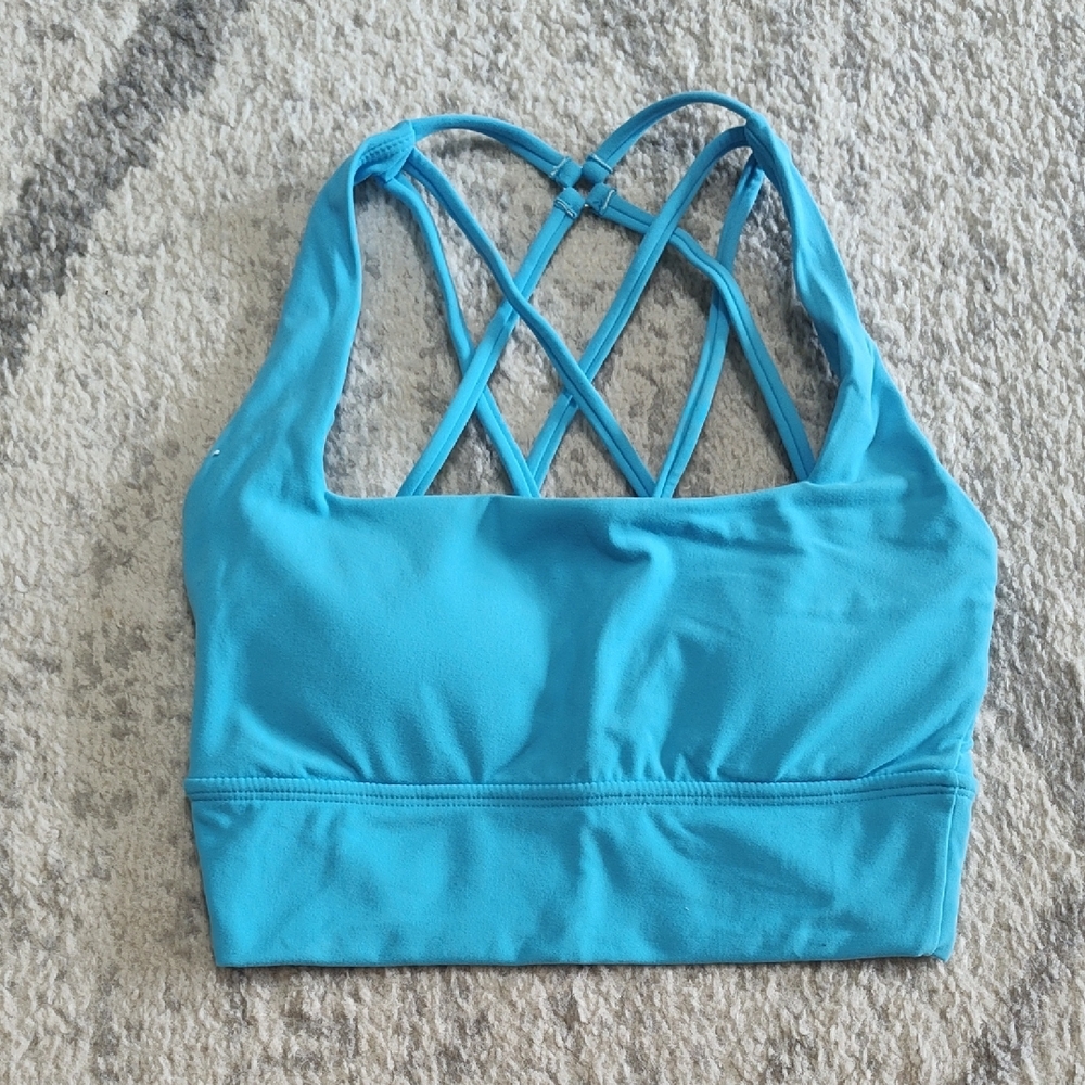 BuffBunny Revolution Sports Bra- Turquoise, Size XS